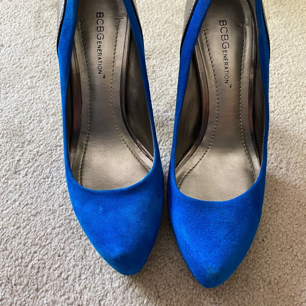 Ultra Blue Magnet Heels